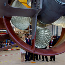 A visit to Brunvoll, where the bough propellers of the Royal Yacht were built  (Photo: Stian Lysberg Solum / NTB scanpix)